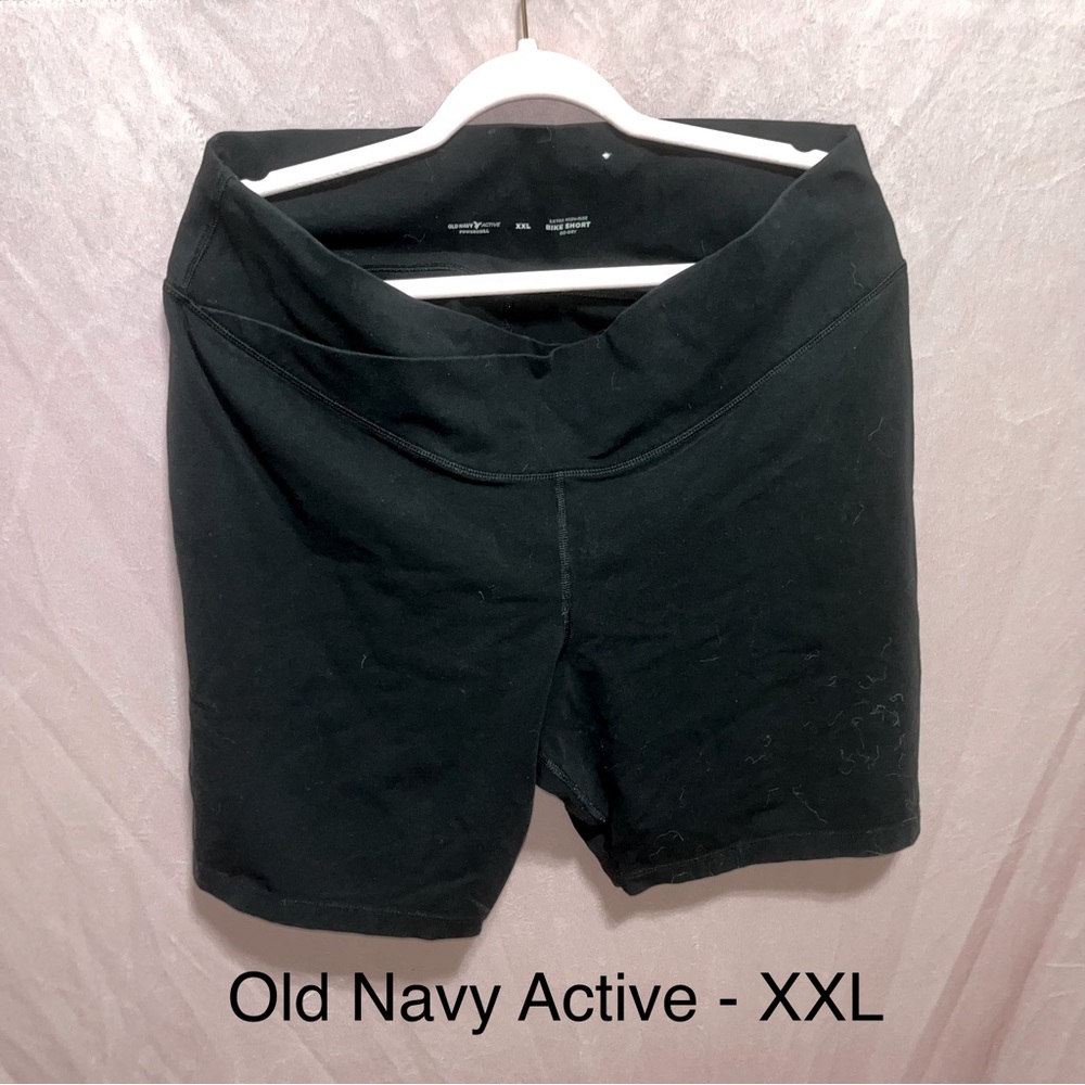 Old Navy Active Black Biker Shorts XXL